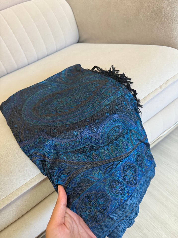 Kaşmir ipek orj şal - Görsel 4