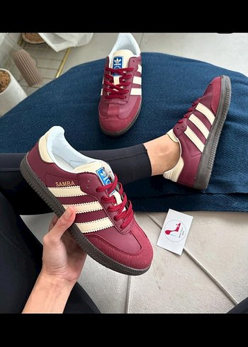Adidas samba bordo ayakkabı
