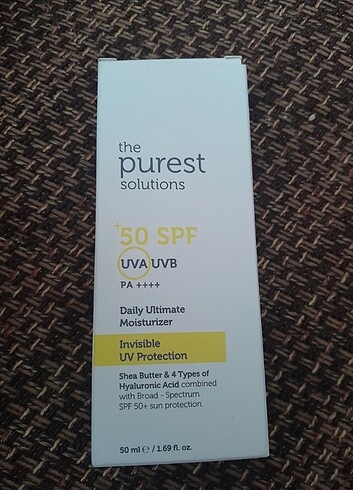 The Purest Solutions Güneş Kremi +50 spf
