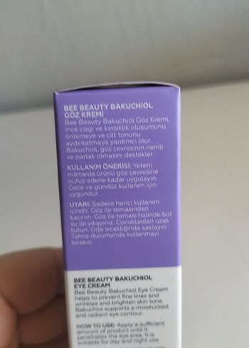 Bee Beauty Bakuchiol Göz Kremi - Görsel 2