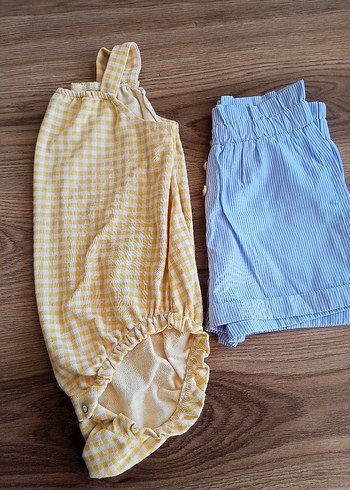 LC Waikiki Kız Çocuk Düğmeli Pamuklu Loose Fit Şort