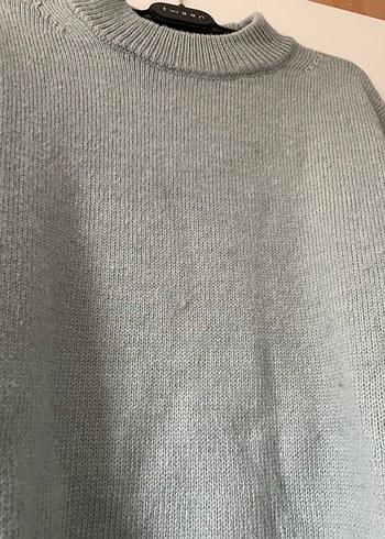 xs Beden Kirli Mavi H&M bisiklet yaka kazak