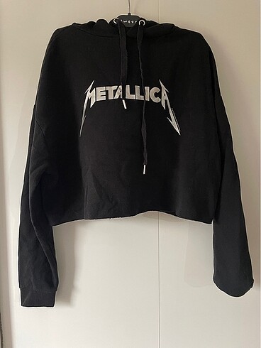 Metallica crop sweat