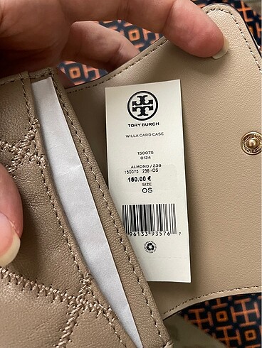  Beden Tory Burch Willa kartlık cüzdan