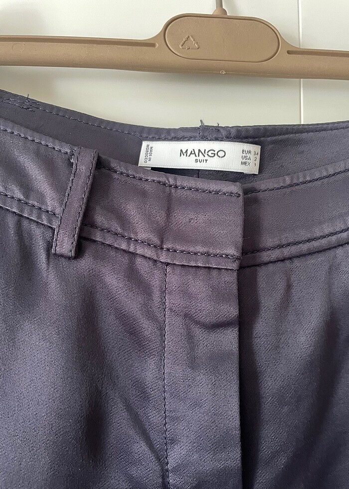 Mango suit saten pantolon - Görsel 2