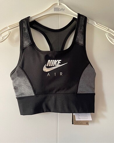 Nike kadife karışım spor sütyen büstiyer