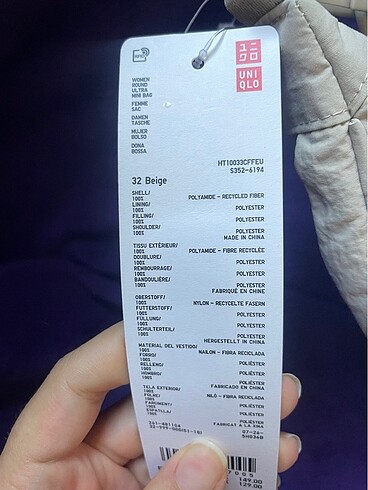 Beden Uniqlo ultra round mini