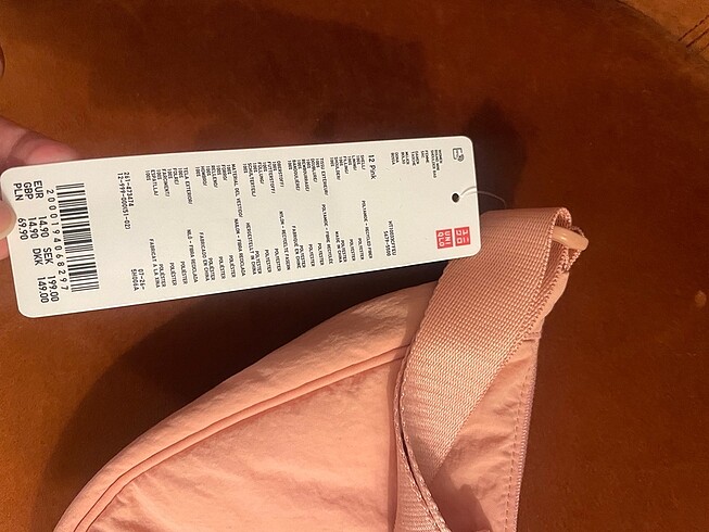 Beden pembe Renk Uniqlo bel çantası