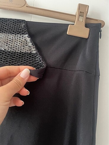 l Beden siyah Renk Abiye şık pantolon