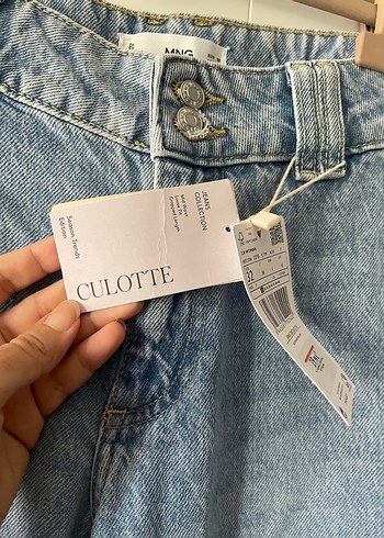 32 Beden Mango culotte jean pantolon