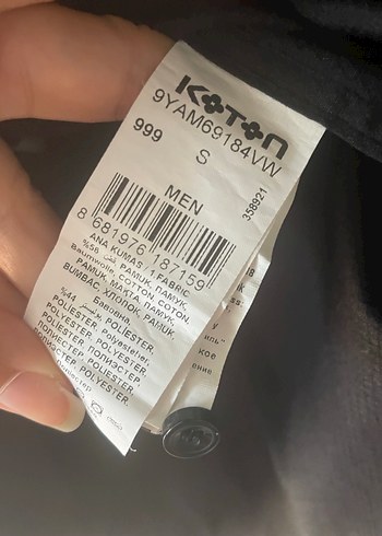 Siyah Erkek slim fit Gömlek, Düğmeli, Uzun Kollu - Görsel 4