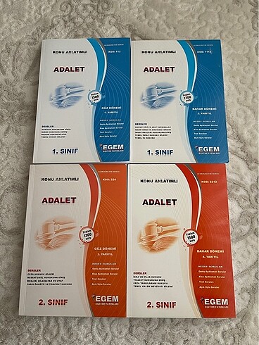 Adalet Bölümü Kitapları ( Açıköğretim )