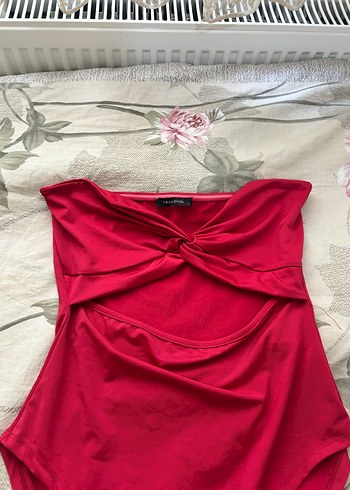 Kırmızı Drapeli Kadın zıbın - Görsel 3