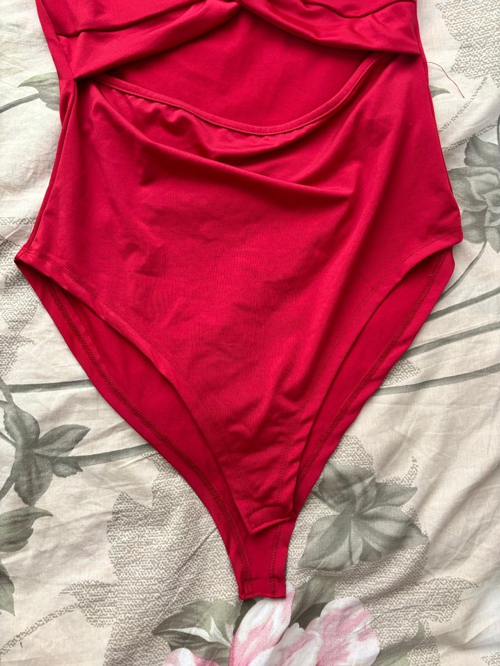 Kırmızı Drapeli Kadın zıbın - Görsel 2