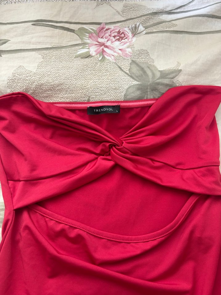 Kırmızı Drapeli Kadın zıbın - Görsel 4