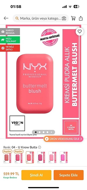 Nyx bronzer