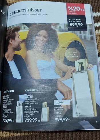 Avon Attraction Game Erkek Parfümü 75 ml - Görsel 2