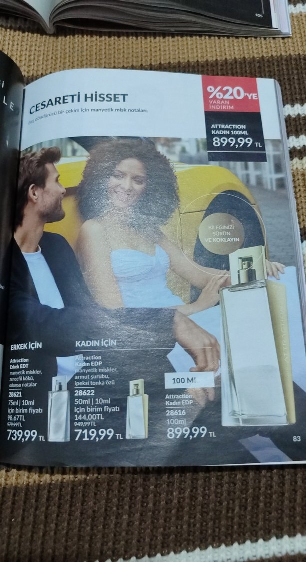 Avon Attraction Game Erkek Parfümü 75 ml - Görsel 2