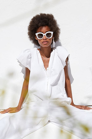 Zara beyaz tulum