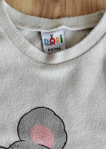 Kız Çocuk Pembe Polar Pijama Takımı - Görsel 3