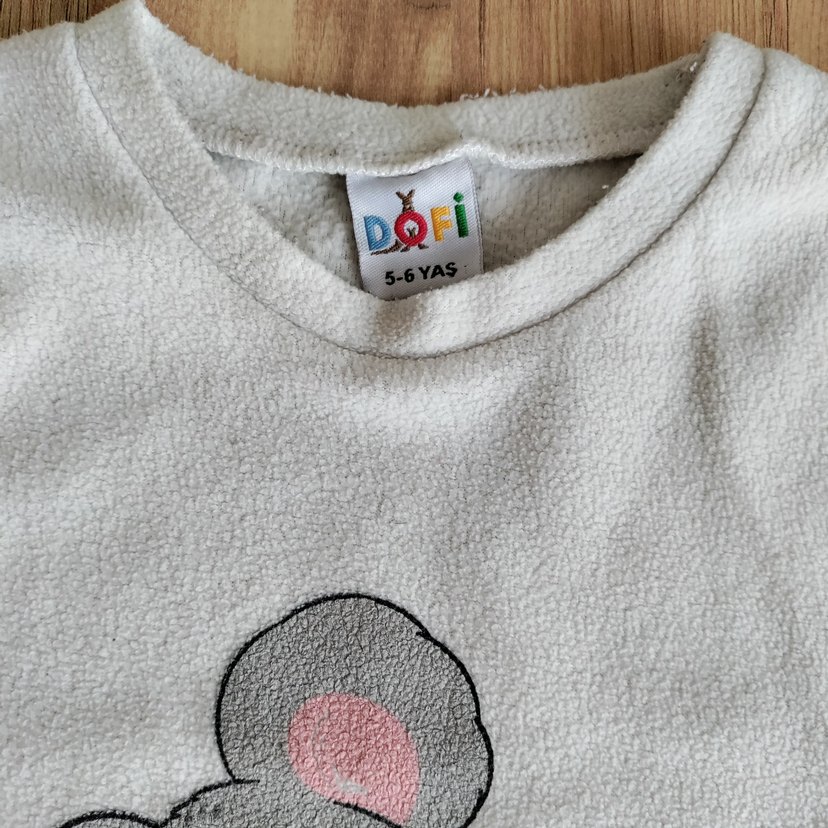 Kız Çocuk Pembe Polar Pijama Takımı - Görsel 3