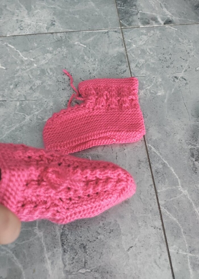 Narçiçeği bebek patik  - Görsel 2