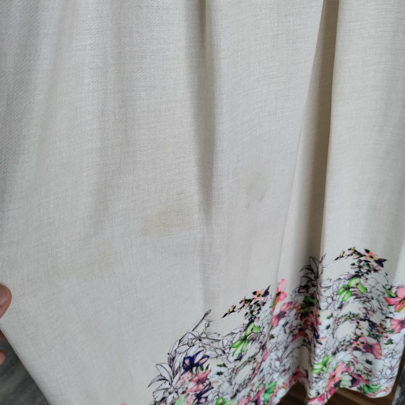 Nakış Detaylı Beyaz Uzun Kadın Etek - Görsel 3