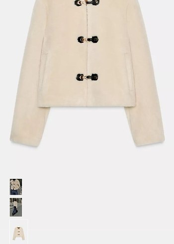 Beyaz Kısa Kürklü Kadın Ceket - Görsel 2