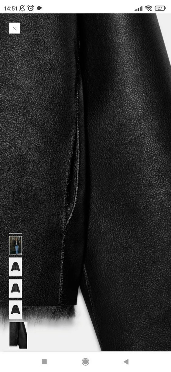 Gri Kadın Suni Kürk Ceket - Görsel 2