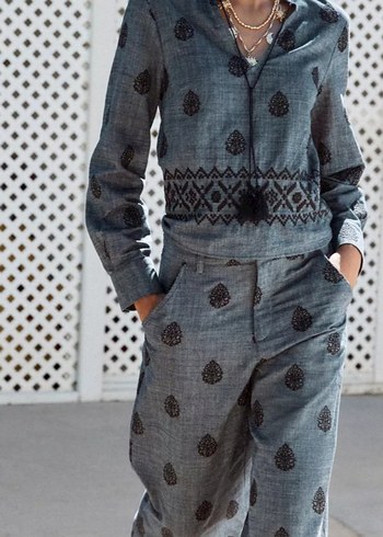 xl Beden zara pantolan islemeli