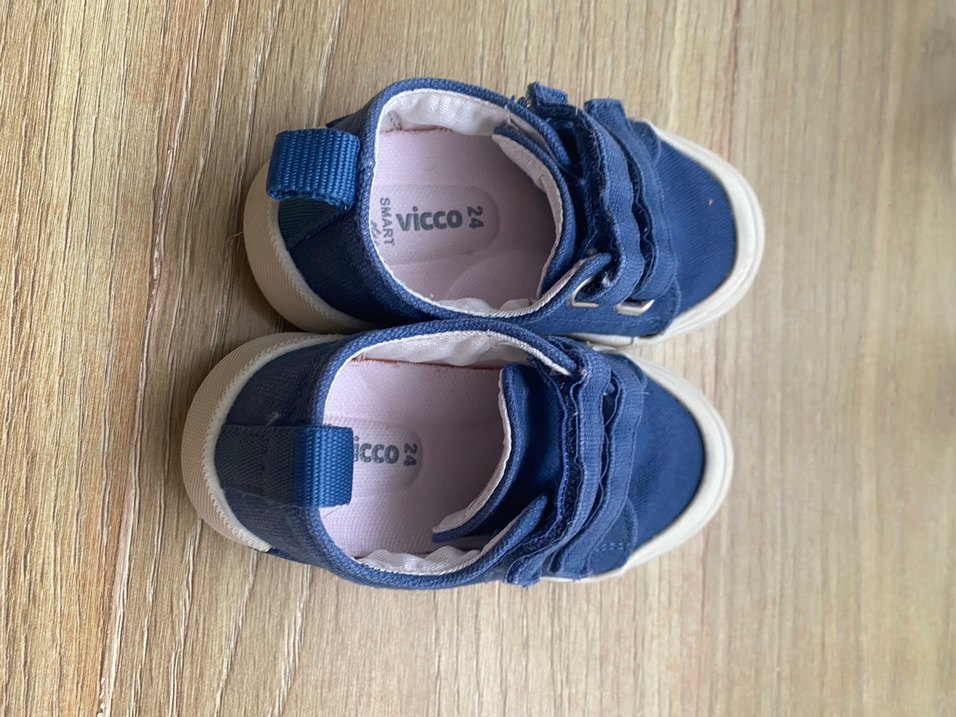 Mavi Erkek Çocuk Kot Ayakkabı - Görsel 2