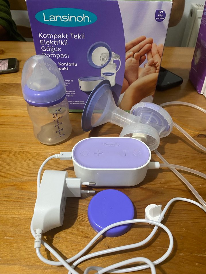Lansinoh Kompakt Tekli Elektrikli Göğüs Pompası - Görsel 2