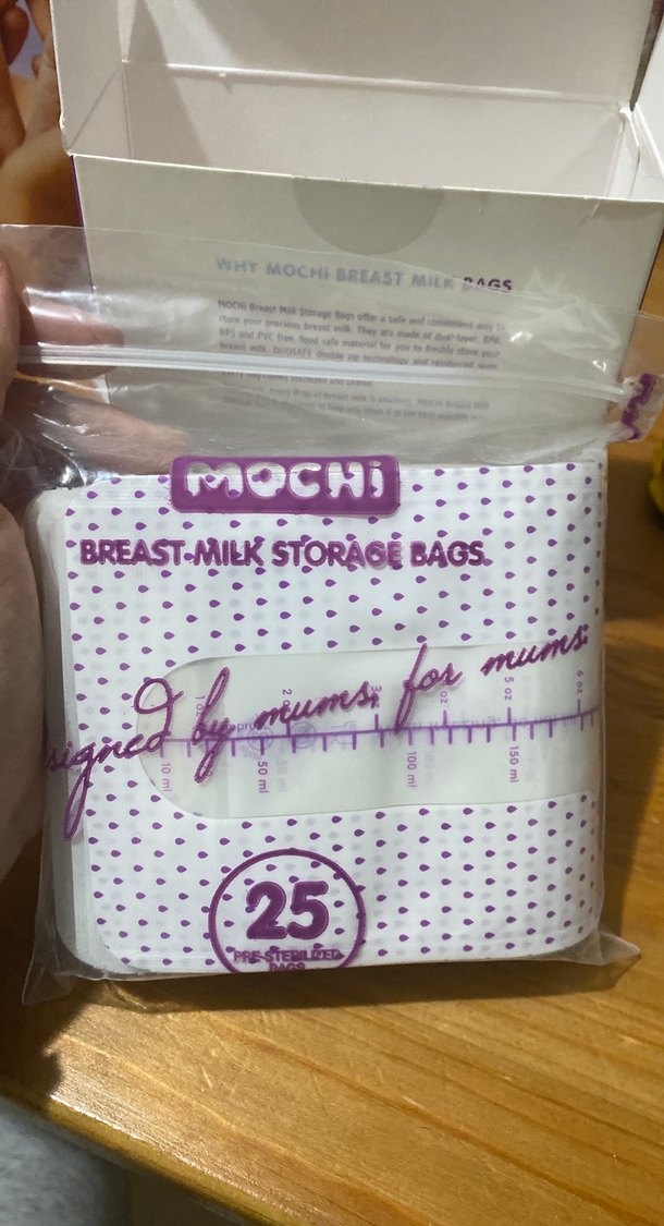 MOCHI Göğüs Sütü Saklama Poşetleri 25li - Görsel 2