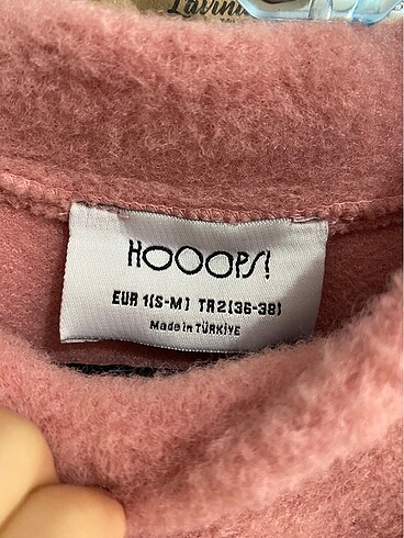 Diğer Oversize Pembe Kaşe Sweat