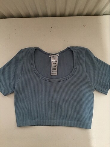 Addax Likralı crop bluz