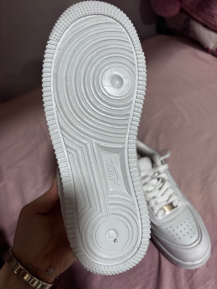 Beyaz Bağcıklı Kadın Spor Ayakkabı - Görsel 2