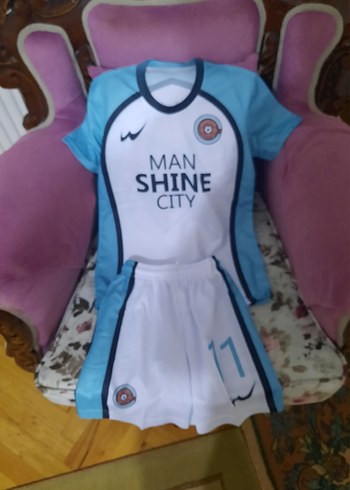 10 Yaş Beden mavi Renk Manshine City Seishiro Nagi Blue Lock Çocuk Forma Seti