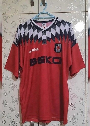 Diğer Beşiktaş 1994-1995 Kırmızı Retro Forması