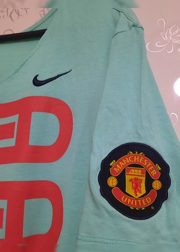 2xl Beden turkuaz Renk Manchester United Geniş Beden Tişörtü