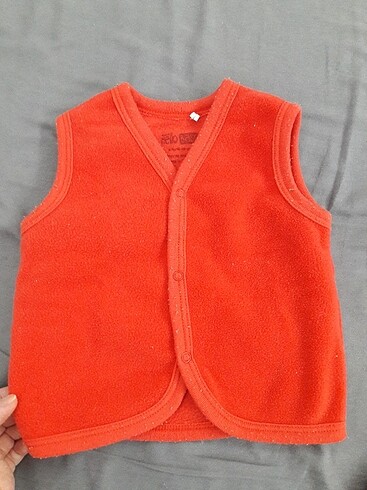 HelloBaby Polar bebek yelekli takım m. Narçiçeği.