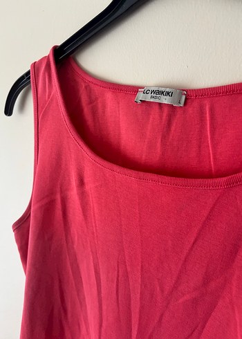 Pembe Kolsuz Kadın Basic Atlet - Görsel 2