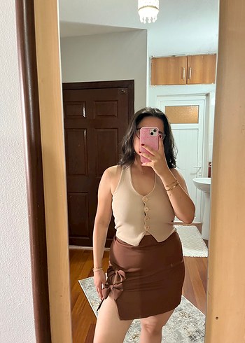 Bej v yaka bluz - Görsel 2