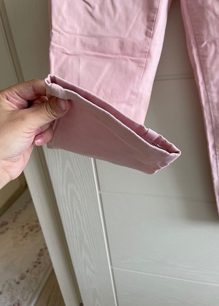 Toz pembe hamile pantolonu - Görsel 2