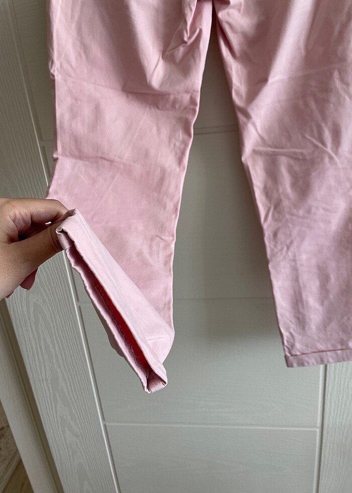 Toz pembe hamile pantolonu - Görsel 3