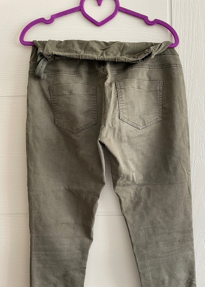 Yeşil hamile pantolonu - Görsel 2