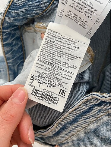 38 Beden mavi Renk Mango jean