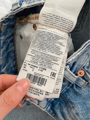 38 Beden mavi Renk Mango jean