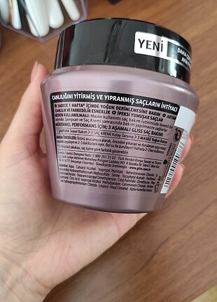 Gliss saç maskesi serum onarıcı maske