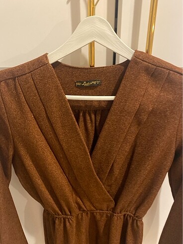 Zara Kahverengi elbise tunik
