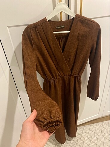 38 Beden Kahverengi elbise tunik